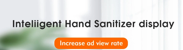 Hand Sanitizing Billboards Dispenser Digital Signage Display Sanitizer Advertising Screen
