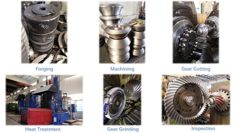 Custom Made Transmission Gears- Spiral Bevel Gears for Transmission Gearbox