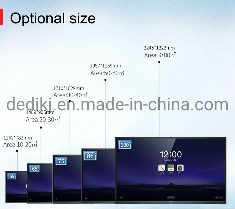 Multi Touch 43inch Electronic IR Interactive Whiteboard, Smart Board, All in One Interactive Flat Panel