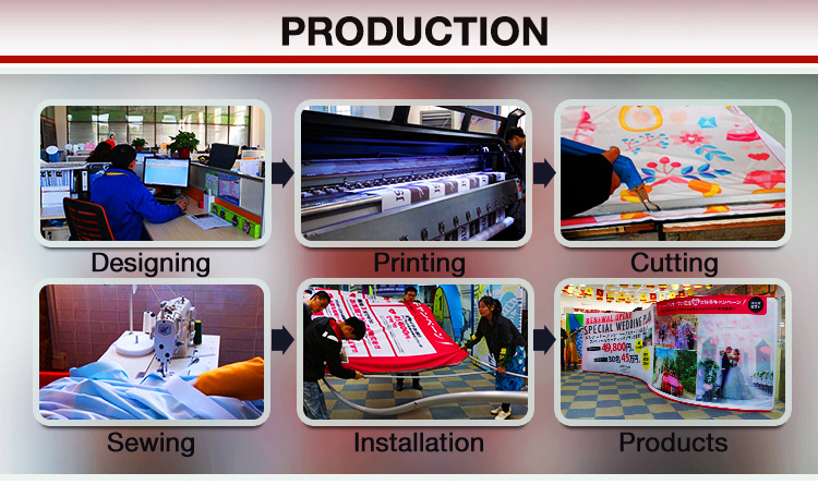 Digital Color Printing Advertising Exhibition Display Pop up Banner