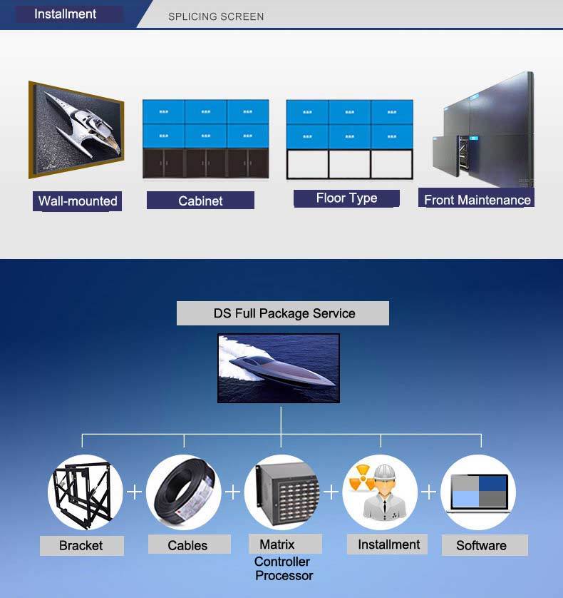 LG 46" 49" 55"   digital display screen for airport