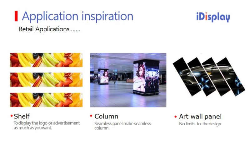 P2.6 Indoor Seamless Digital Column LED Video Wall for Cubic Display