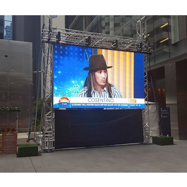 960X960 P10 Outdoor LED Display Die Cast Al-Cabinet for Rental Stagebackground LED Screen