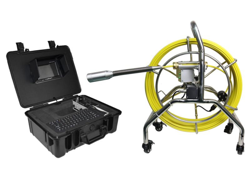 Water Pipe Inspection Camera System with Video Recording