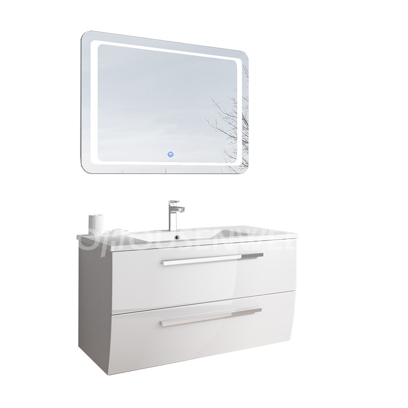 Bathroom Sanitary Sets Assembly Furniture Cabinet LED Mirror Shower Cabinet