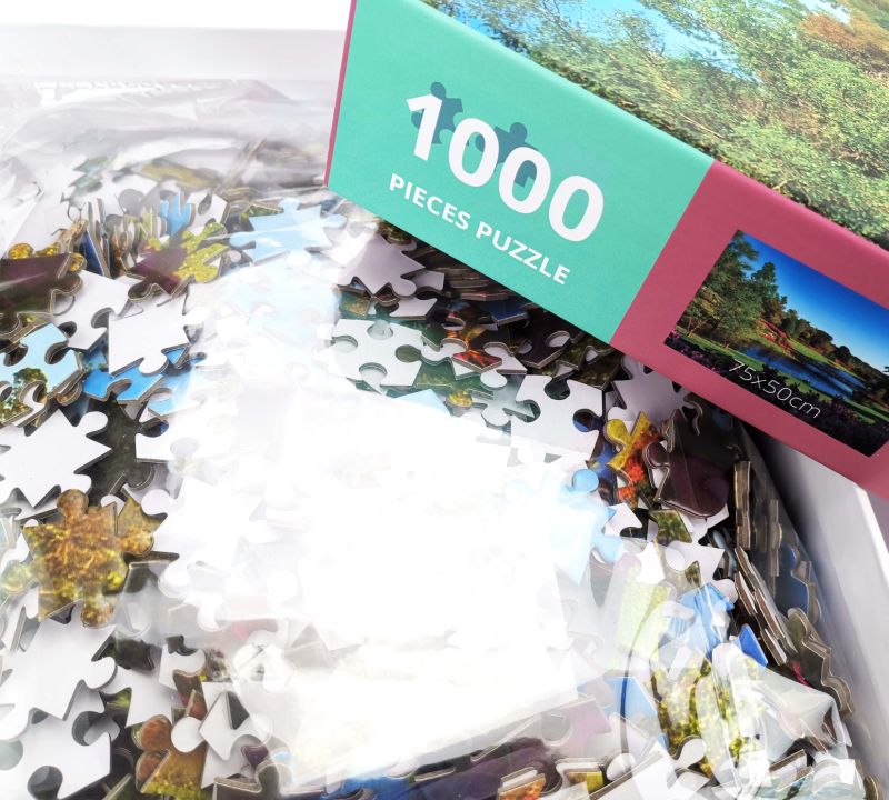 Customized 1000 Pieces Paper Board Signature Collection Jigsaw Puzzle