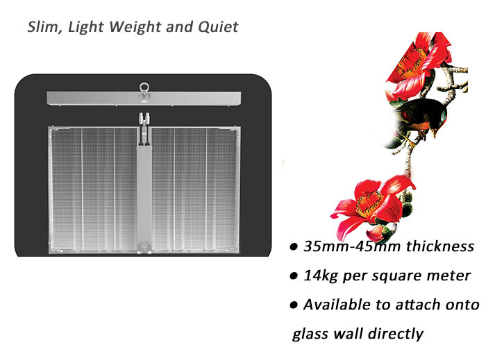 High Brightness Indoor LED Video Wall, SMD Transparent LED Display for Glass Window Advertising