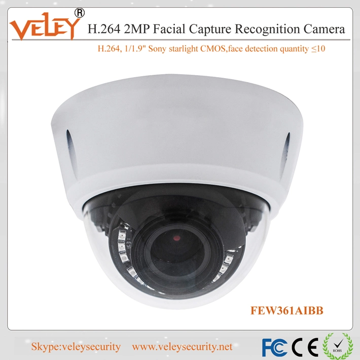 2MP Starlight Facial Recognition CCTV IP Camera Face Recognition Camera