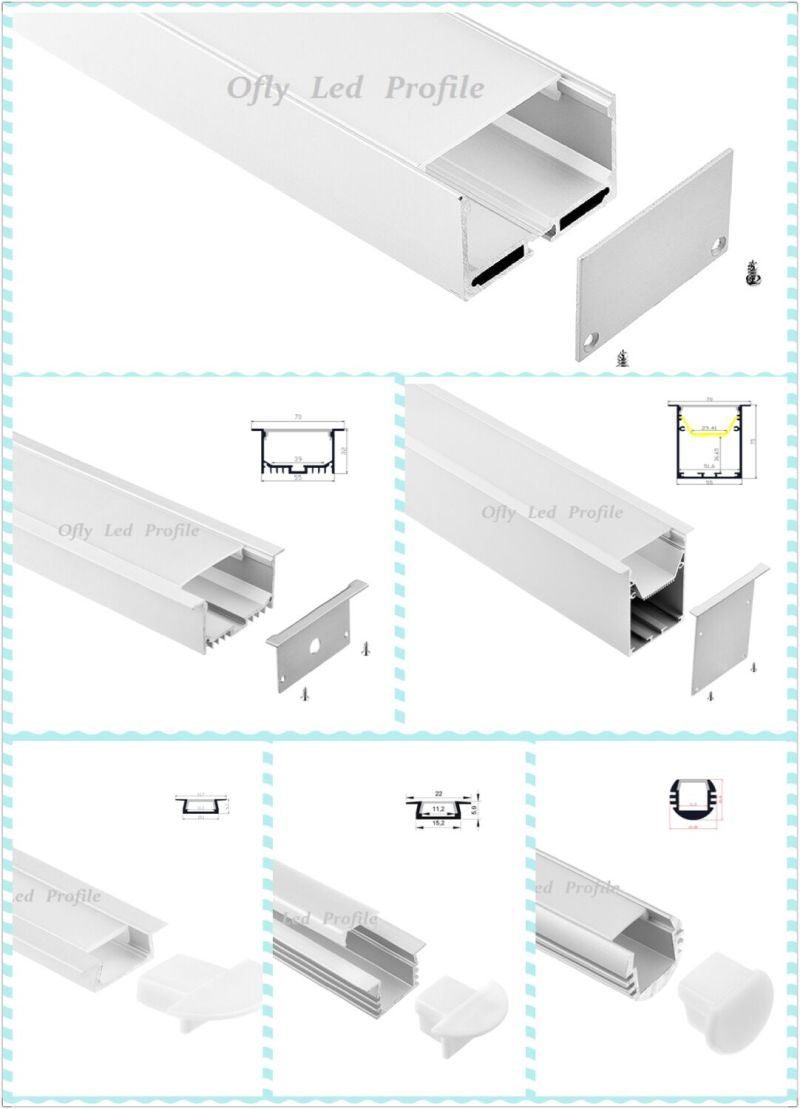 18.1*18.1 Corner Aluminium Profile for Strip LED 10-12mm Width