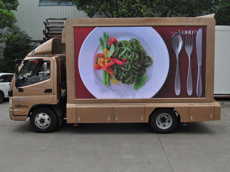 P6 Video Full Color Outdoor Stage Advertising LED Billboard Truck