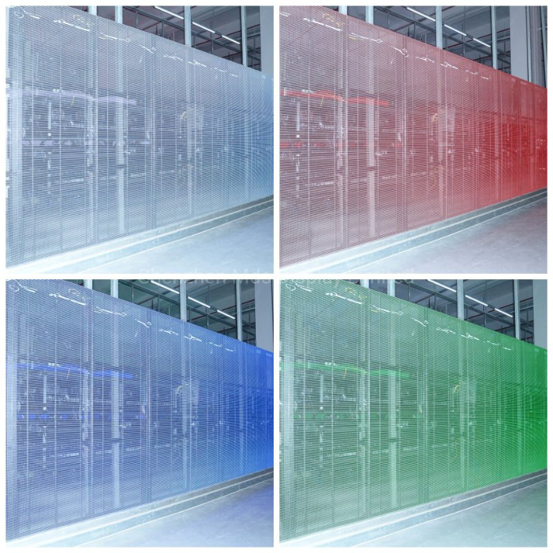 P3.91 P7.81 Indoor Glass LED Panel Transparent LED Display Screen