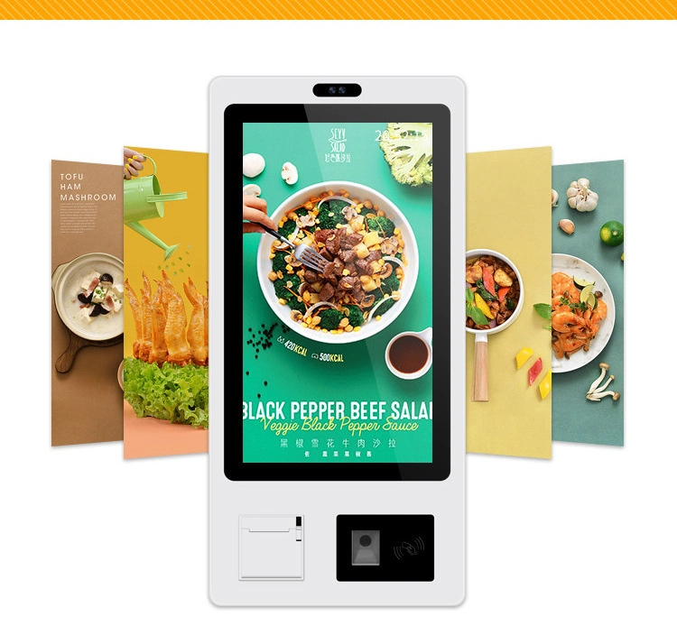 27 Inch Touch Screen One-Stop Restaurant/Shopping Self-Service Payment Kiosk/Self Ordering Kiosk