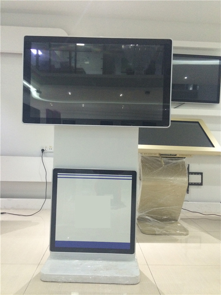 Industrial Display 55 Inch Floor Standing Rotation LCD Digital Signage Samsung Panel Waterproof Petrol Station Digital Signage