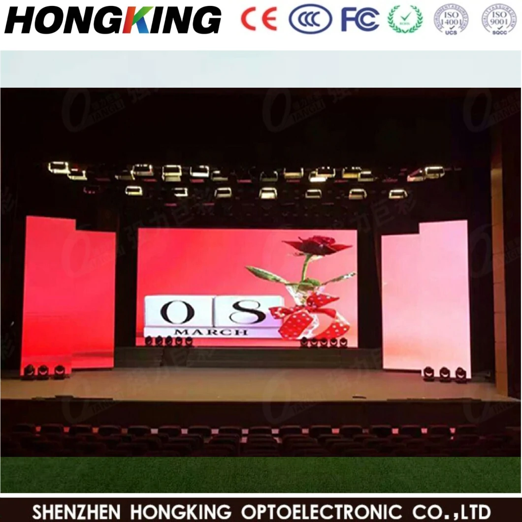 Stage Meeting Concert Events 4K Indoor Video Wall HD Video Advertising LED Display P1.25 Indoor