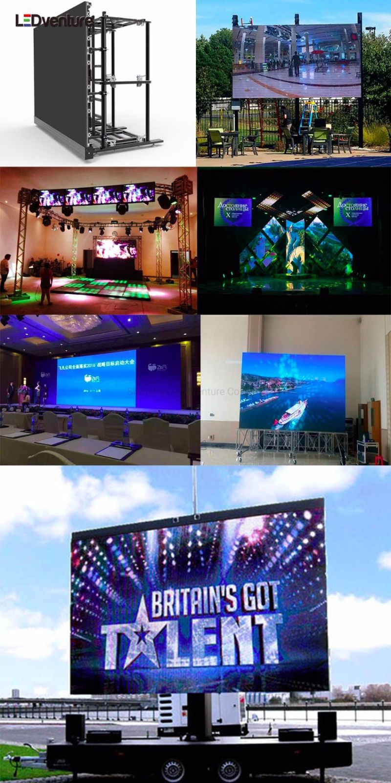 P3.91 100000 Hours LED Display Rental LED Billboard for Advertising