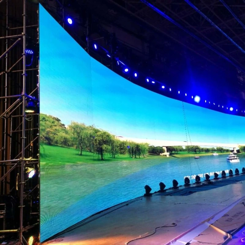 P4.81 Full Color Curved Screen LED TV LED Screen Concert Round Stage LED Display