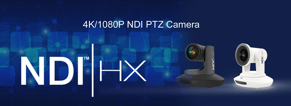 Ndi 4K 35X Optical Zoom HD Video Conference PTZ Camera Broadcast Vmix
