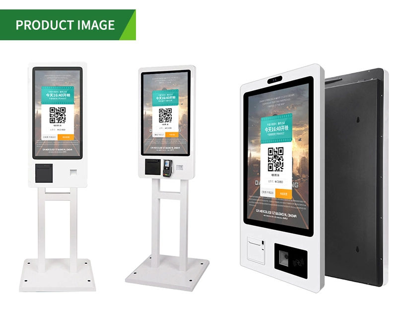 Self Service Solutions 27 Inch Capacitive Touch Self Ordering Kiosk for Restaurants