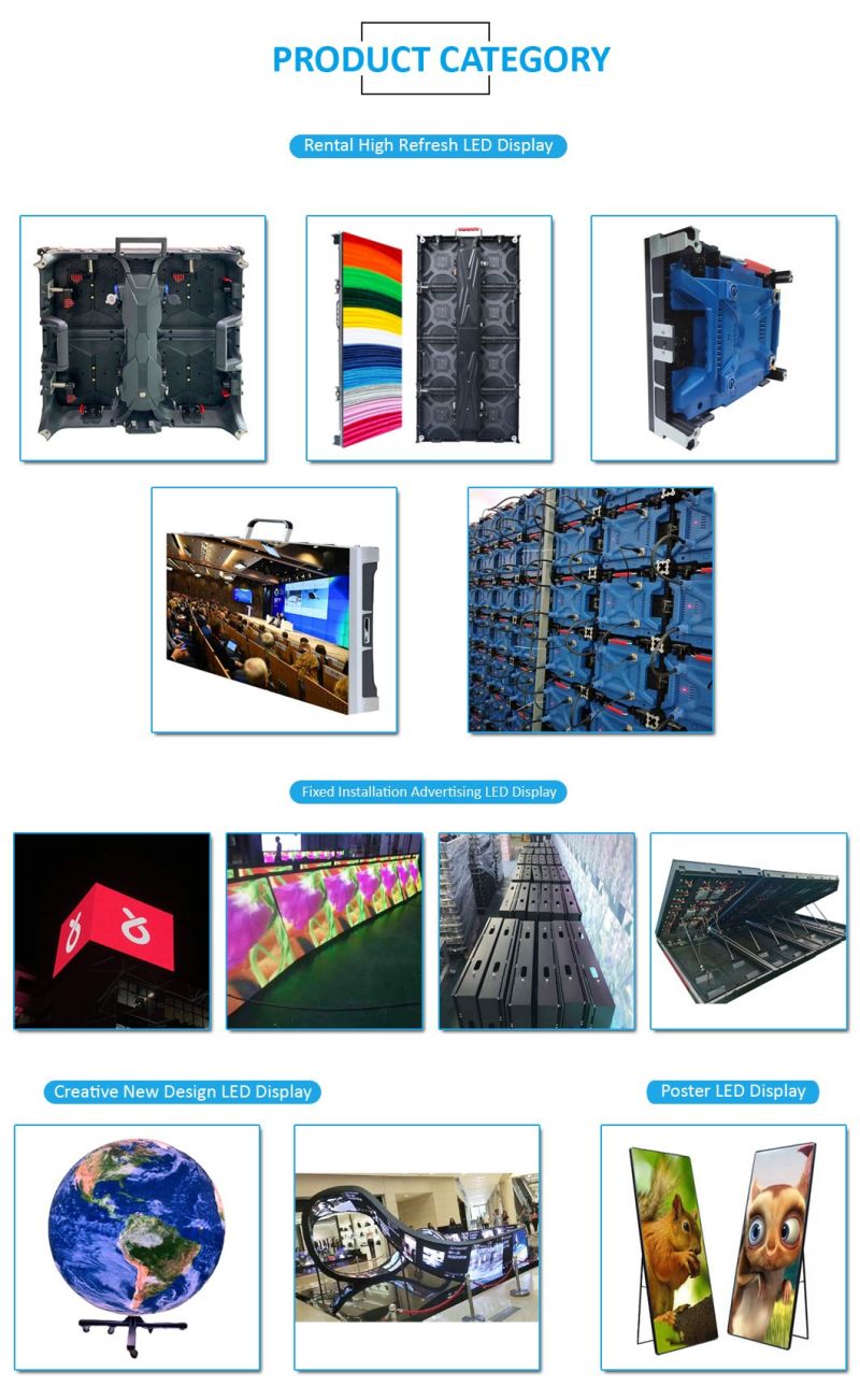 P4.81 Hot Sales Rental LED Display Panel Screen for Stage/Concert