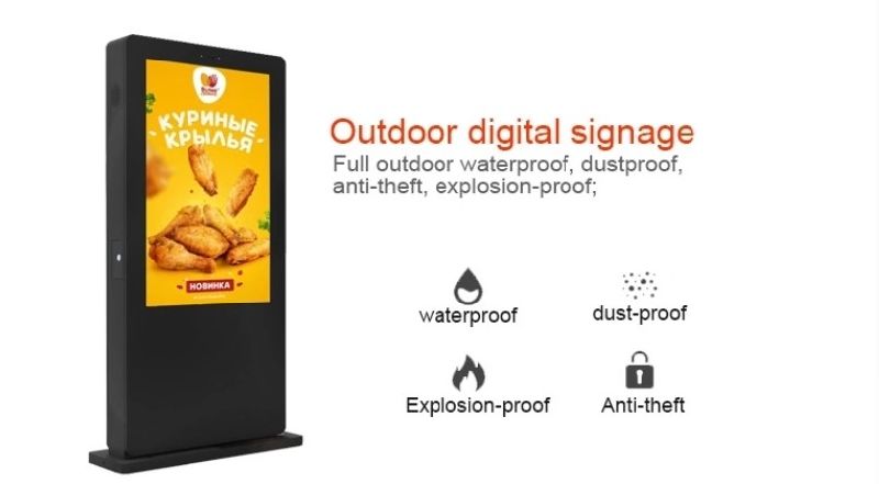 Outdoor Advertising Display Digital Signage Totem LED