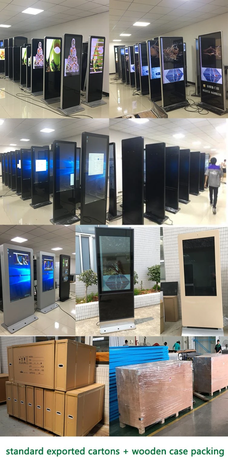 Shopping Mall Display Stand LCD Display Advertising Digital Signage