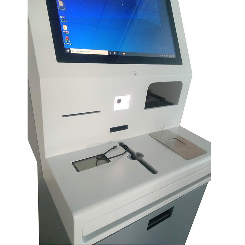 Dual Screen Digital Signage Hotel Kiosk with Quick Checkin Checkout