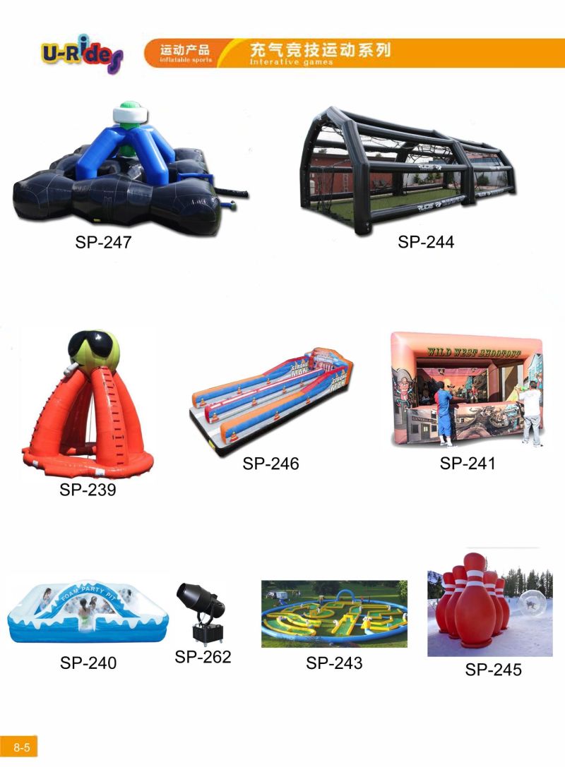 interactive game 4 in 1multiple Usage Sporting Inflatable Sports Court