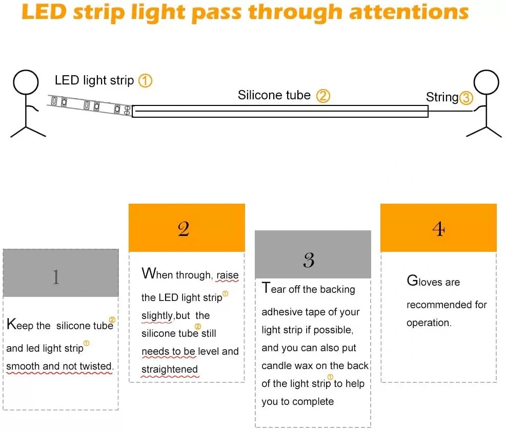 Flexible LED Neon Strip for 8mm PCB 2835 LED Strip Light