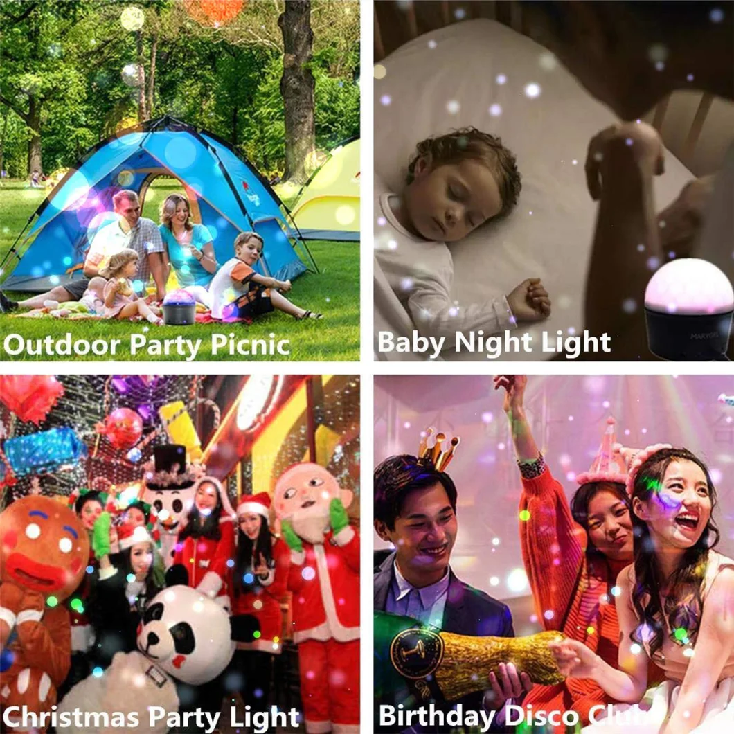 Sound Activated Party Lights with Remote Control Lighting