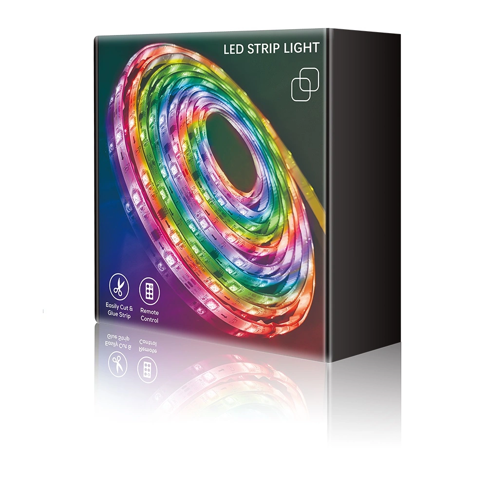 5m 10m 20m LED Strip Lights 5050 SMD RGB TV Backlight Bluetooth Color Changing Remote Control