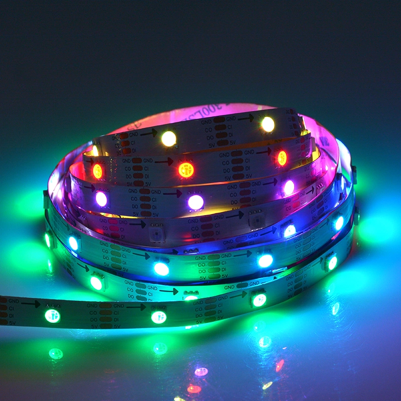 60LED/M DC5V Digital LED RGB Strip Light Programmable Dream Color/LED Christmas Light