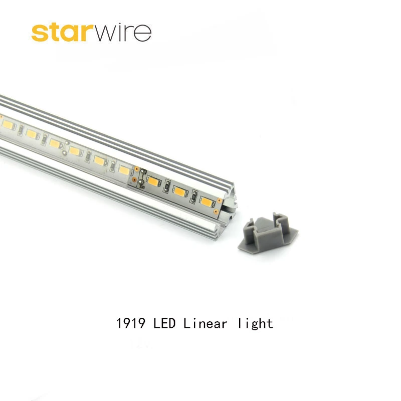 V Corner LED Aluminium Profile Linear Light for LED Strip Light Cabinet Light