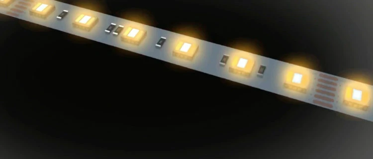 Ce & RoHS Rgbww Five Color 5 Chips in One Strip Colorful Changing LED Flexible Strip Light
