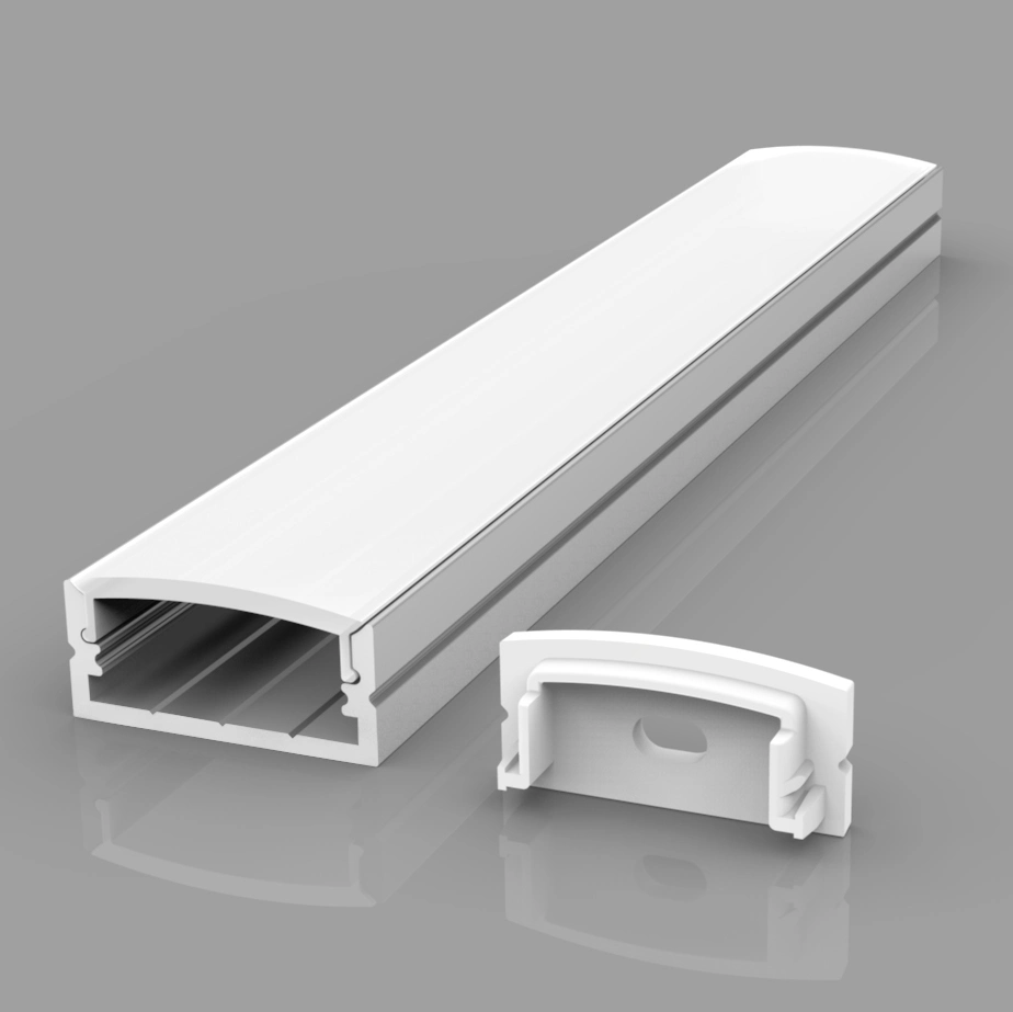 Surface Mounted LED Light Aluminium Profile for LED Strips Diffuser, LED Extruded Aluminium Channel
