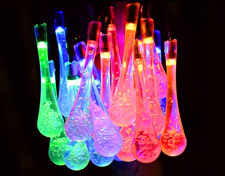Hot Sale Products Color Changing Water Drop Christmas LED Strip Light