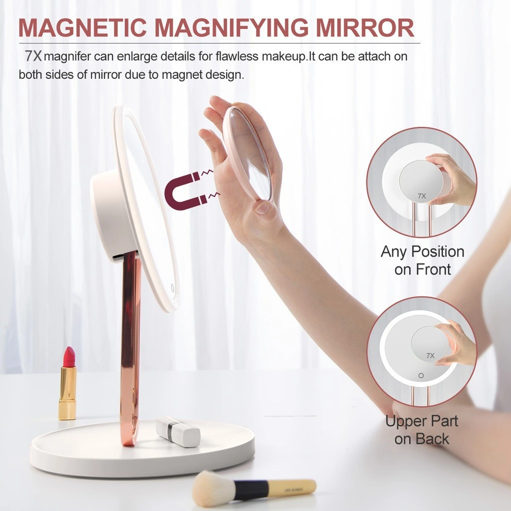 Makeup Mirror with Light LED Ballet Vanity Mirror Stepless Dimming Ballet Mirror