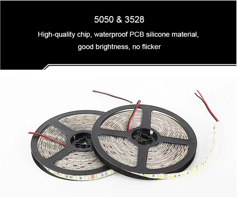 Waterproof LED Strip Lights RGB Aluminum Profile 5050 LED Tape Lights