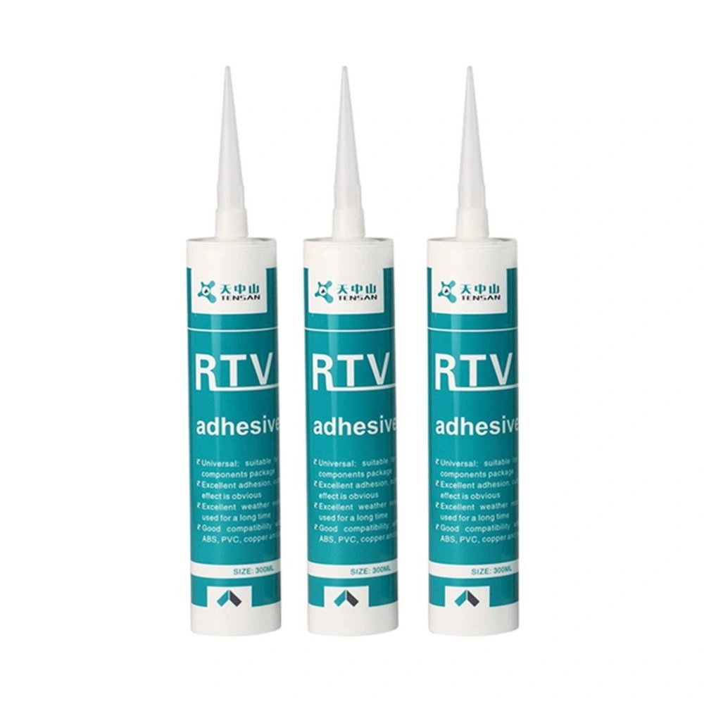 Room Curing Adhesive Neutral Chemical White RTV Silicone Sealant Glue for LED Bulb Strips