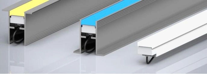 LED Waterproof Recessed Mounted LED Aluminum Profile for Strip Lights LED Aluminum Channel Bar