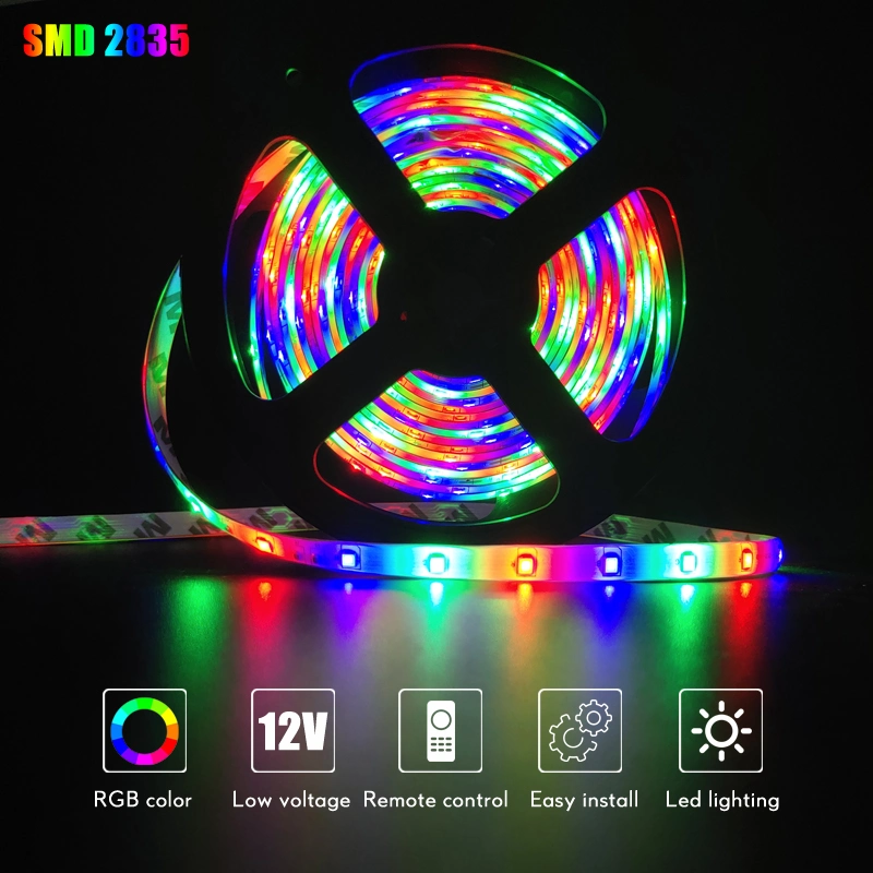 TV Backlight 5V RGB LED USB Strip Light 2835 5m Colorful LED Lamp Tape