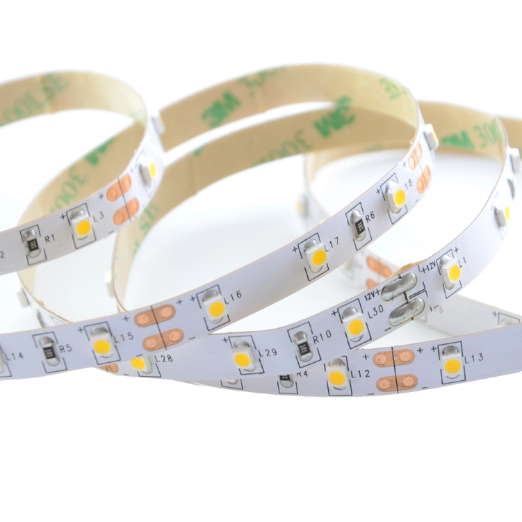 Amber SMD3528 60LEDs/M 12V Flexible LED Strips Light With Cuttable