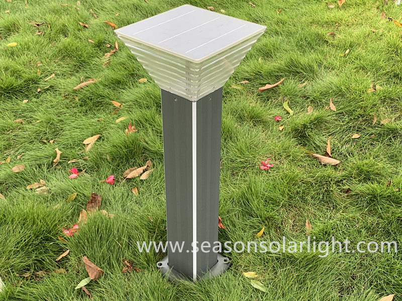 High Power Solar Energy LED Garden Outdoor Solar Bollard Light with LED Strip Lighting