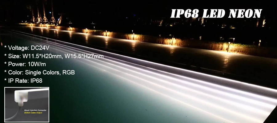 IP65/IP68 PVC LED Neon Flexible Light Neon Strip for Outdoor Decoration