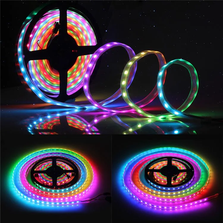 Color Changing Flexible RGB Waterproof out LED Strip Light with IC Ws2811 Magic Color