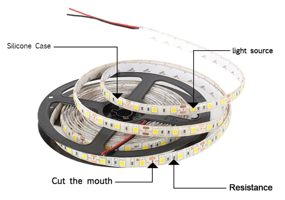 Waterproof LED Strip Lights RGB Aluminum Profile 5050 LED Tape Lights