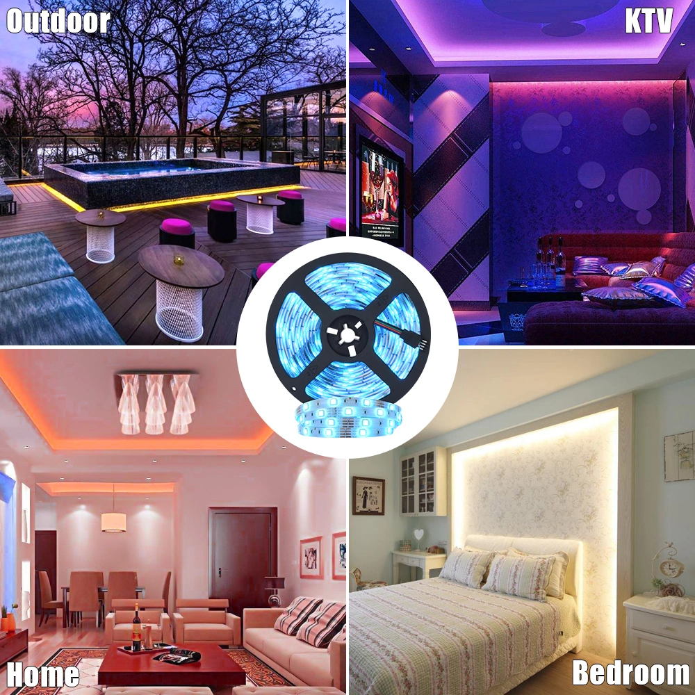 LED Strip Lights with Remote Music Sync LED Lights for Bedroom