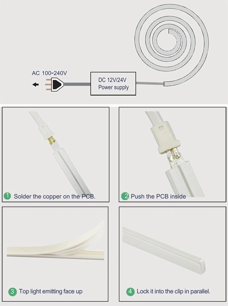 Flexible LED Neon Lamp for Hotel/Kitchen Decoration LED Strip Light