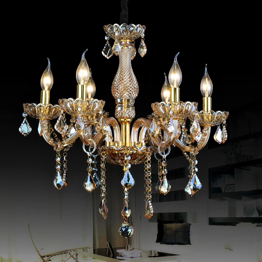 Small Chandelier Lights 6 Lights for Kitchen Dining Room Lighting (WH-CY-38)