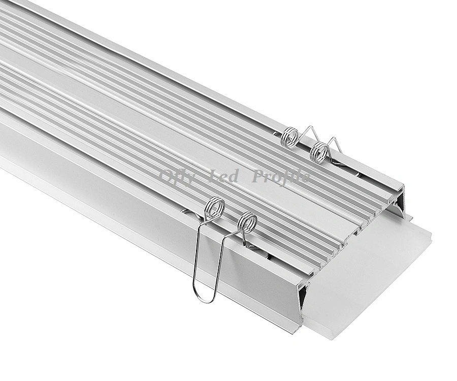 Ceiling Recessed Mounted LED Aluminum Profile for LED Strip Lights Architectural Lighting Project