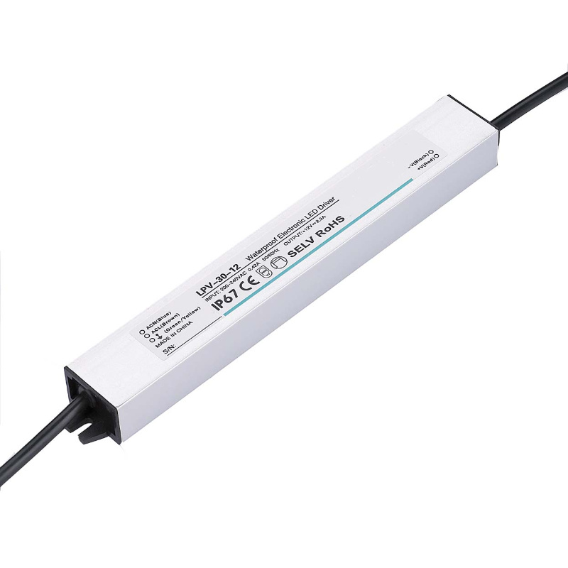 24V1.2A 30W IP67 Outdoor Waterproof LED Switching Power Driver for LED Module/Strip Lights